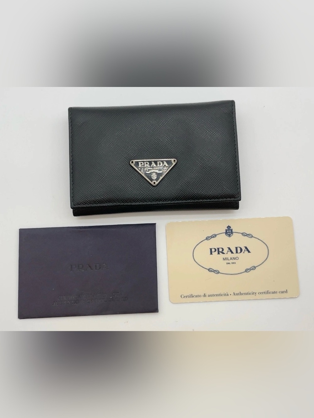 PRADA Black Card Case